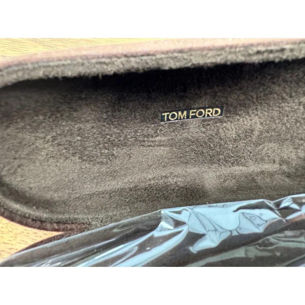 Tom Ford Brown Suede Hard Case for Glasses‎ Sunglasses Eyewear